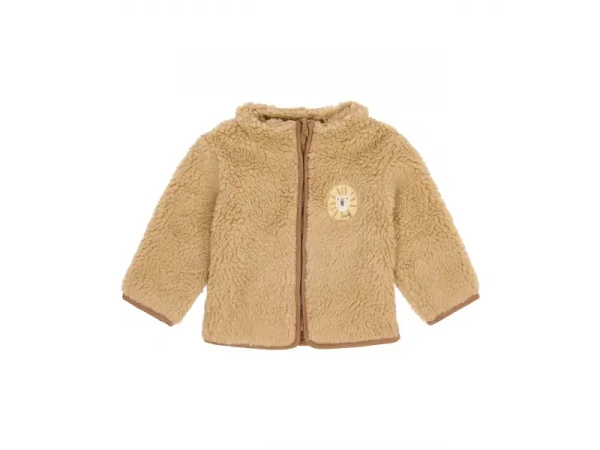 Little Dutch Kabátek Teddy Warm Taupe vel. 86