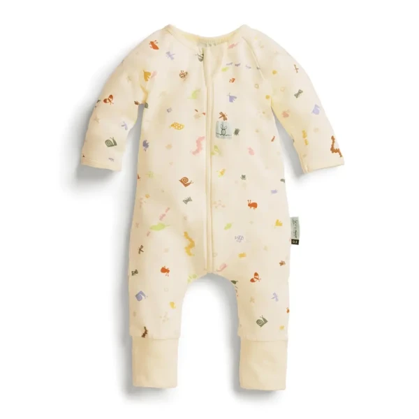 ERGOPOUCH Overal na spanie organická bavlna Layers Critters 6-12 m, max. 10 kg, 0,2 tog