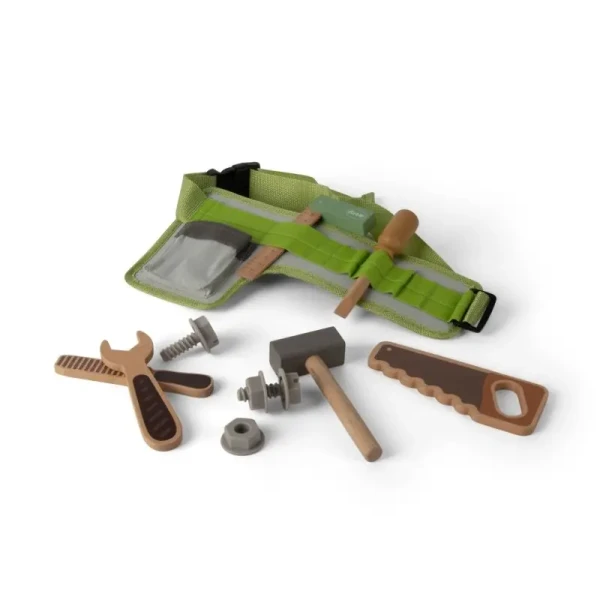 DANTOY Playful Wood drevený opasok s náradím 11ks 36m+