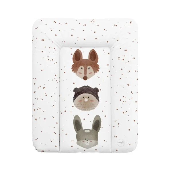 CEBA BABY Podložka prebaľovacia mäkká malá (50x70) Basic Cute Animals