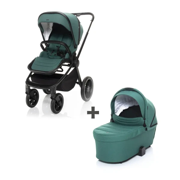 Zopa MOVE Cross 2 kočík + XL hl. vanička zdarma, Antique Green/Black