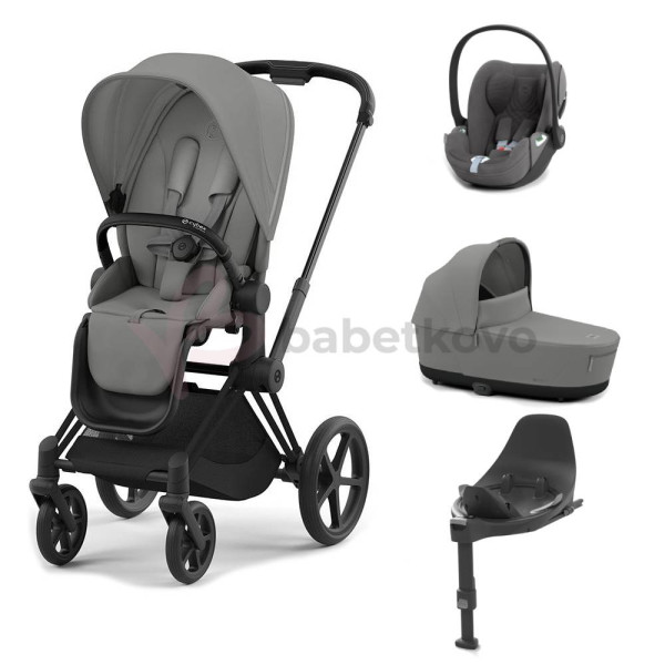 CYBEX PRIAM 4-kombinácia MATT BLACK Mirage Grey