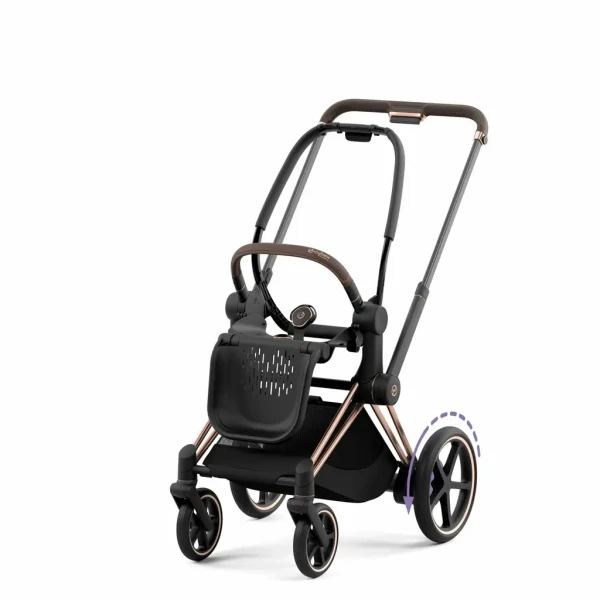 CYBEX E-PRIAM podvozok + SEAT  ROSE GOLD