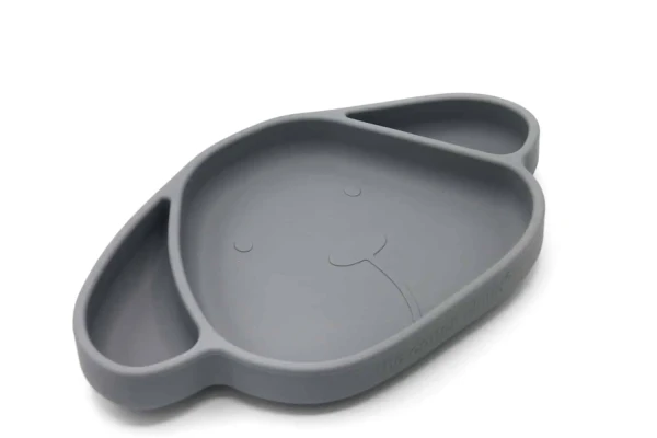 THE COTTON CLOUD SILIKÓNOVÝ TANIER PES MILO STORM GREY