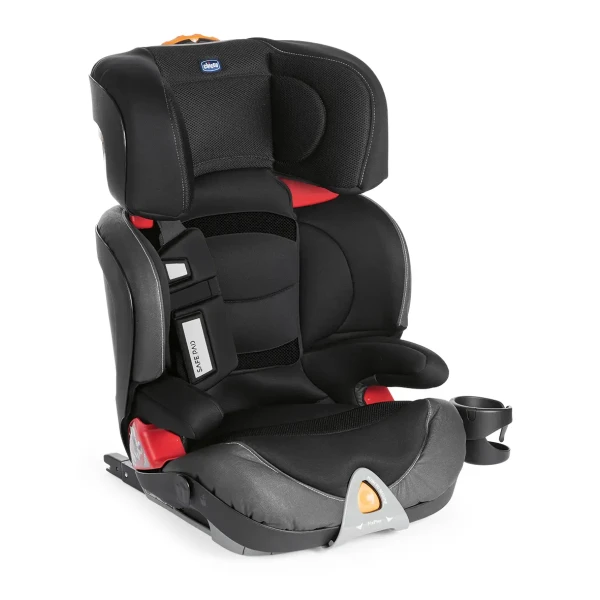 CHICCO Autosedačka Oasys 2-3 FixPlus Evo - Jet Black 15-36kg