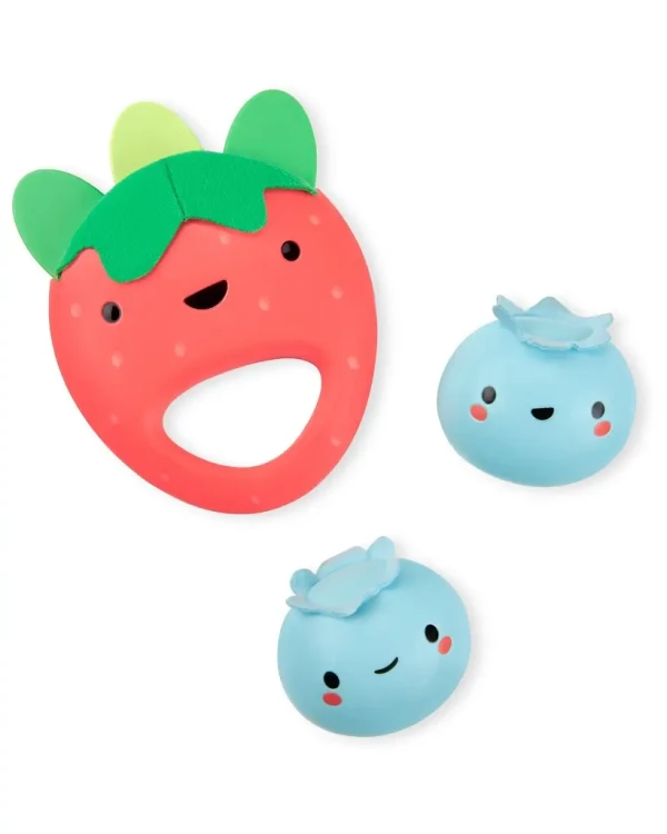 SKIP HOP Hrkálka Farmstand Berry Cute Band set 3 ks, 3m+