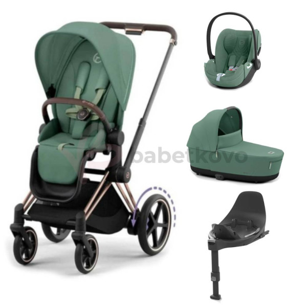 CYBEX E-PRIAM 4-kombinácia ROSEGOLD Leaf Green