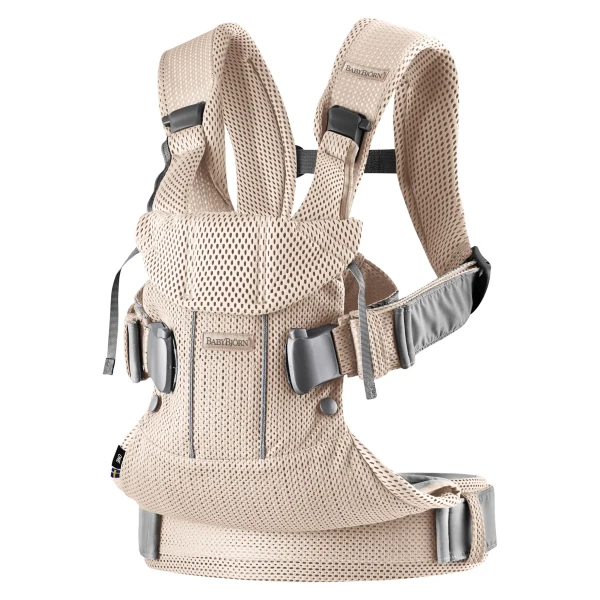 BABYBJORN ONE Ergonomický nosič Pearly Pink 3D Mesh