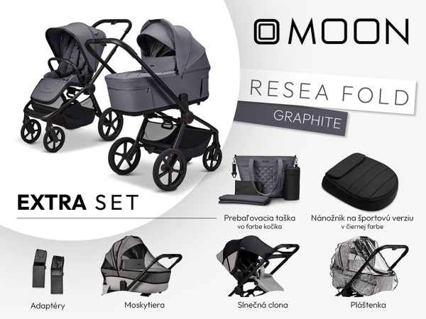 MOON ReSea FOLD extra set - GRAPHITE