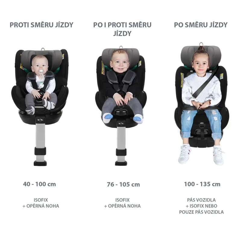 ZOPA Autosedačka Voyager Maxi i-Size + darček Ochrana sedadlá s vreckom na tablet v hodnote 26,30€, Night Black
