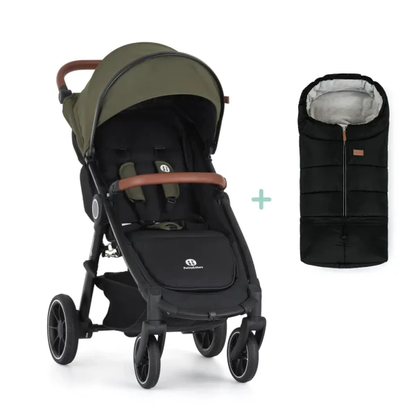 PETITE&MARS Kočík športový Street 2 RWS Oak Mature Olive + PETITE&MARS fusak Jibot ZADARMO