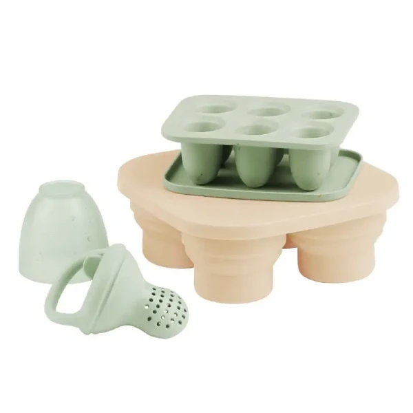 BabyMoov Sada silikónových multi-dávkovačov na jedlo & Feeder