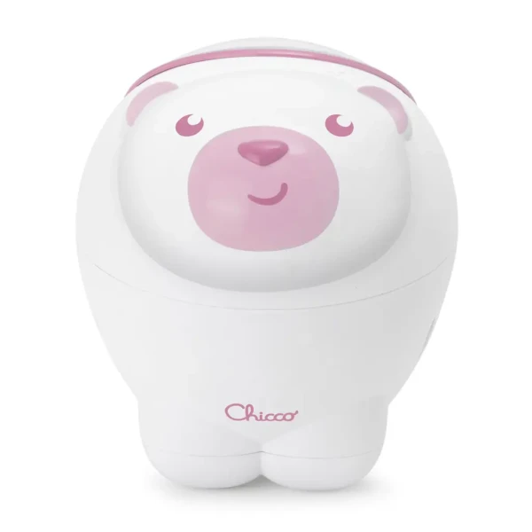 CHICCO Projektor s polárnou žiarou Polárny medveď ružový | CHICCO