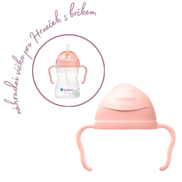 Náhradní velké víčko pro Hrneček s brčkem - GELATO tutti frutti