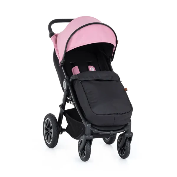 PETITE&amp;MARS Kočík športový Street+ Air Black Rose Pink Complete