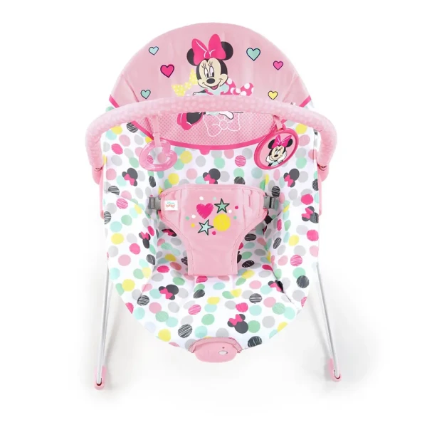 DISNEY BABY Lehátko vibrujúce Minnie Mouse Spotty Dotty 0 m+, do 9 kg