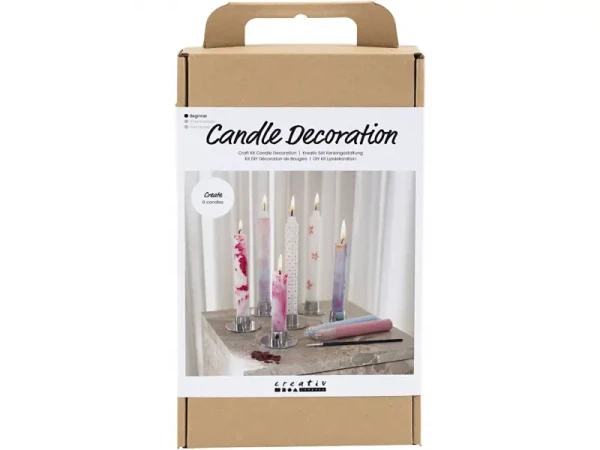 Creativ Company Kreatívna sada Craft Kit Candle Decorating