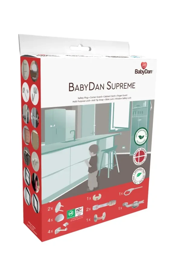 Baby Dan BabyDan set bezpečnostných prvkov 16 ks Starter safety set, BIO