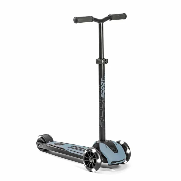 SCOOT AND RIDE DETSKÁ KOLOBEŽKA - HIGHWAYKICK 5 LED - STEEL