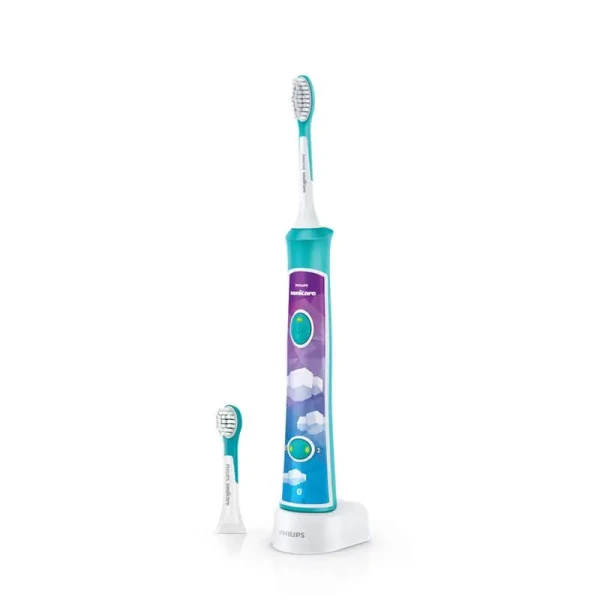Philips Avent Zubná kefka pre deti elektrická Sonicare zelená s bluetooth