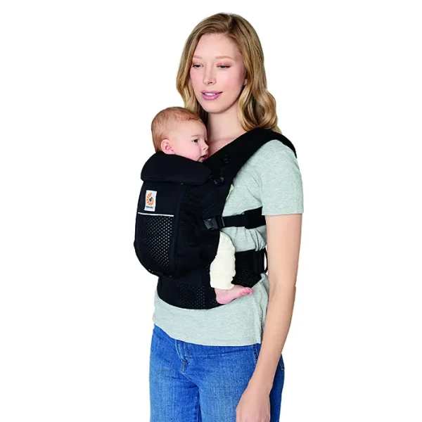 ERGOBABY  ADAPT nosič Soft Flex Mesh - Onyx Black