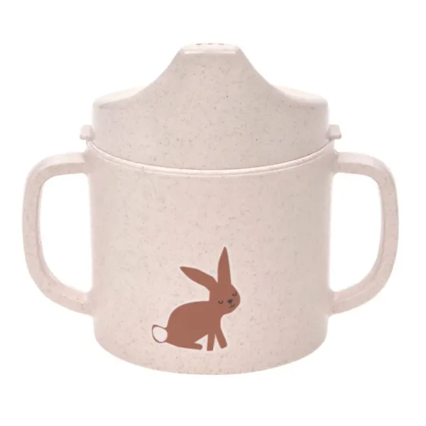 Lässig detský hrnček Sippy Cup PP/Cellulose Little Forest rabbit