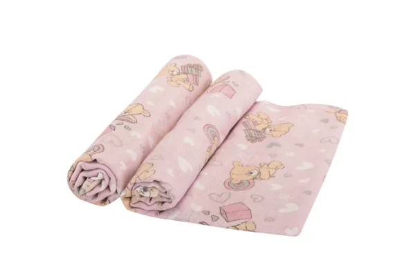 Bomimi OSUŠKA TETRA Premium 140 g/m2, 2ks, 80x100, TEDDY-RUŽOVÁ