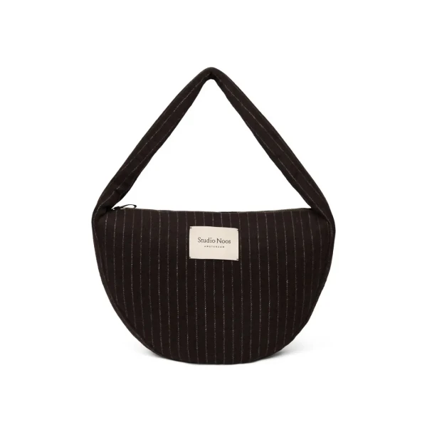 STUDIO NOOS - Flannel Chalkstripe Cross Body bag Brown