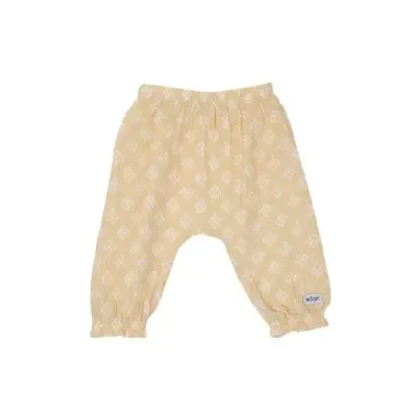 LODGER Nohavice Hipster Tribe Muslin Sand 74