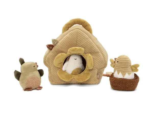 Jollein Vtáčia búdka s vtáčikmi textilná Tiny Park