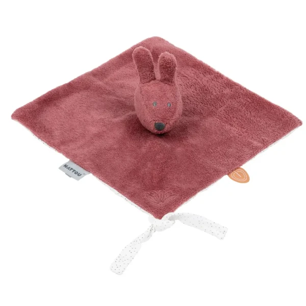 NATTOU Maznáčik zajačik Bonnie SB antique pink 27x27 cm