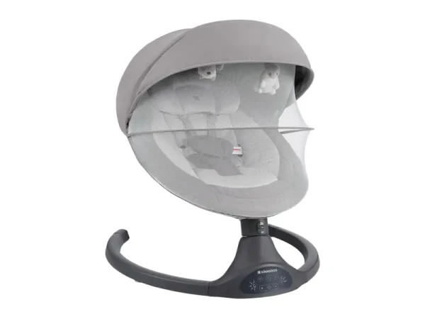 KikkaBoo Hojdacie lehátko elektrické Codie Light Grey
