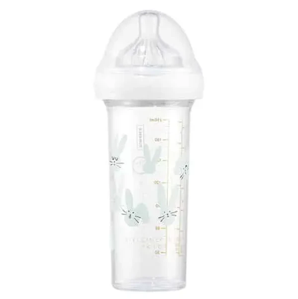 LE BIBERON FRANCAIS DOJČENSKÁ FĽAŠA LE BIBERON FRANCAIS STELLA MCCARTNEY KIDS RABBIT GREEN, 210 ML, 0+m
