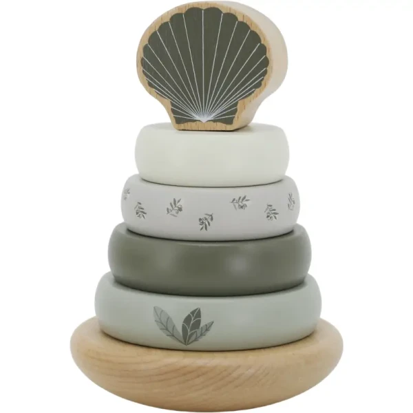 Label Label Balančné stohovacie krúžky, Olive Green