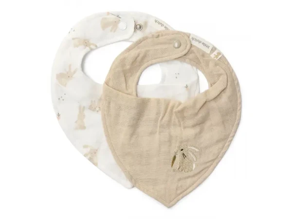 Little Dutch Podbradník bandana 2 ks Baby Bunny