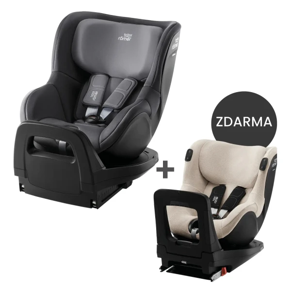 BRITAX Autosedačka Dualfix Pro + letný poťah v hodnote 53,50€ zadarmo, Midnight Grey
