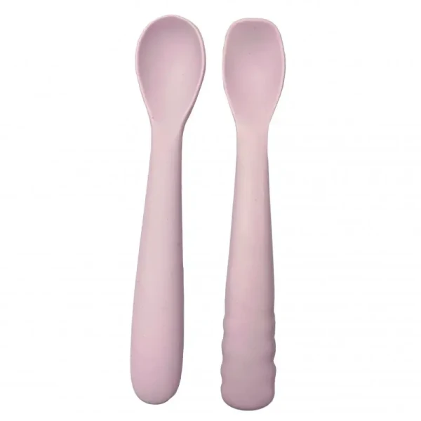 Bo Jungle Silikónové lyžičky B-Spoon Shape 2ks Pastel Pink