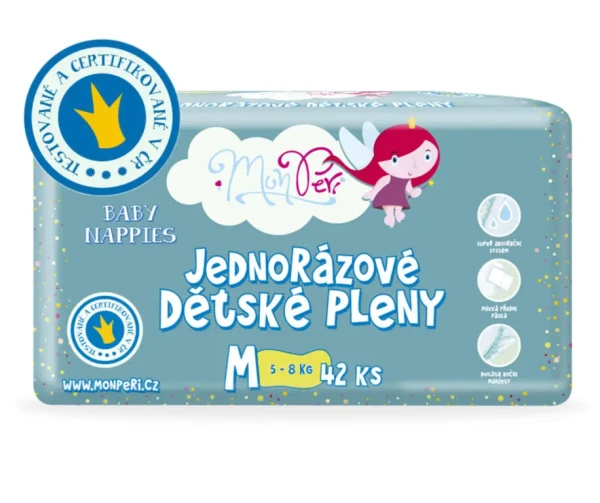 MonPeri jednorazové plienky 5-8kg Klasik M