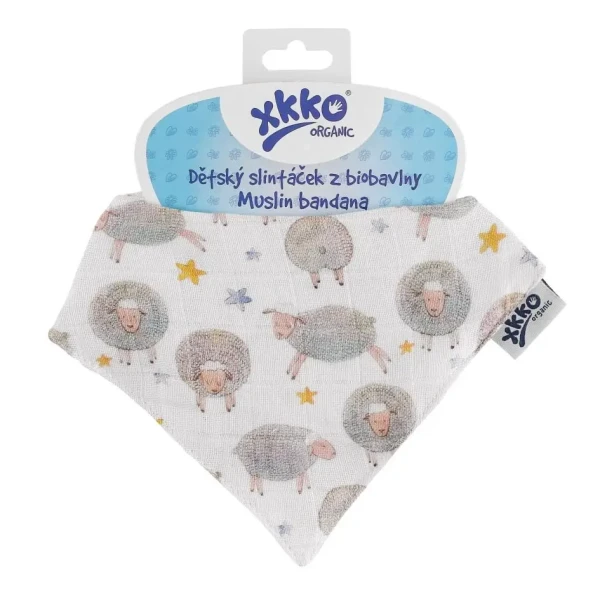 XKKO Organic Šatka - Dreamy Sheeps