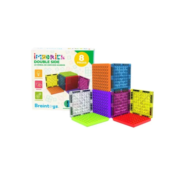 IMANIX MAGNETICKÁ STAVEBNICA IMABRICK- 8 KUSOV