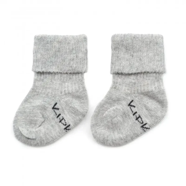 KipKep Detské ponožky Stay-on-Socks NEWBORN 1pár Grey