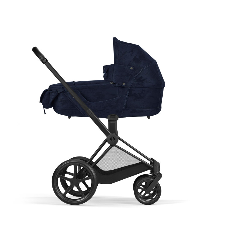 CYBEX PRIAM Lux Carry Cot Rebellious Luxury Denim Blue