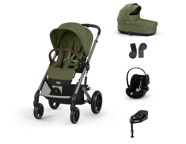 CYBEX Kombinovaný kočík BALIOS S LUX SET M - Moss Green