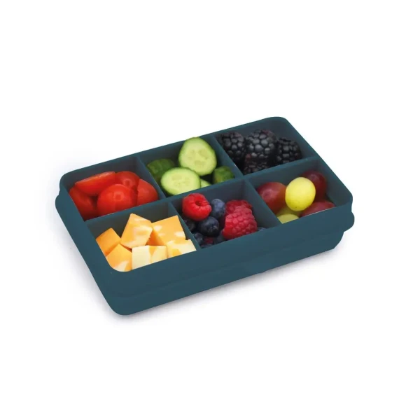 Melii Snackle Box krabička na občerstvenie mini - Luxe modrá