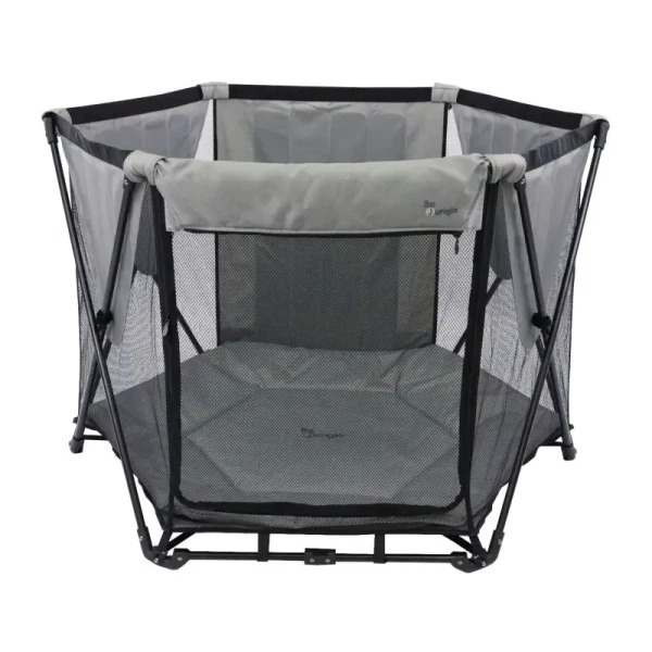 Bo Jungle Skladacia ohrádka B-PLAYARD Grey