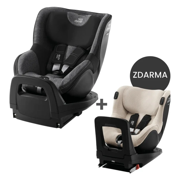 BRITAX Autosedačka Dualfix Pro + letný poťah v hodnote 53,50€ zadarmo, Graphite Marble