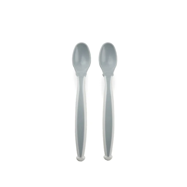 THERMOBABY Sada dvoch mäkkých lyžičiek, Grey Charm