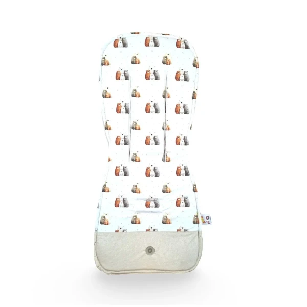 XKKO LUX Podložka do kočíka - Bear Family