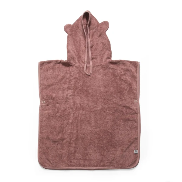 SEBRA Poncho s kapucňou froté, Blossom Pink