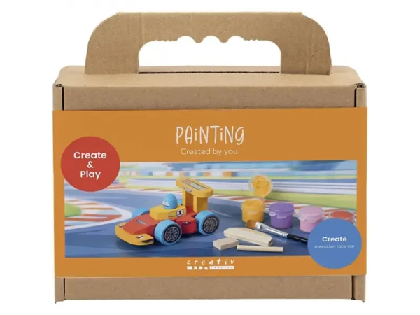 Creativ Company Kreatívna sada Závodné auto drevené